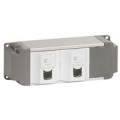 Bloc nourrice - 2 x RJ45 Cat. 6 FTP - 2 modules - à connecter
