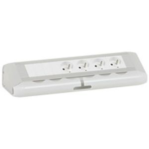 Bloc bureau - 4x2P+T + 4 obturateurs 1 mod pour VDI - à câbler