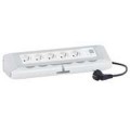 Bloc bureau - 5x2P+T + disjoncteur différentiel Ph+N - 16 A - 30 mA - avec cordon