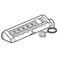 Bloc bureau - 6x2P+T + 1 inter lumineux + filtre antiparasite - avec cordon