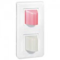 Hublot de couloir pour programme Présence - rouge + blanc