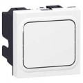 Plastron Legrand Mosaic - pour prise ACO II - 2 mod - blanc