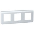 Plaque Legrand Mosaic - 3x2 mod horizontal - alu