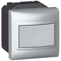Interrupteur automatique Legrand Mosaic - 2 mod - sans neutre - 2 fils - 400 W - alu