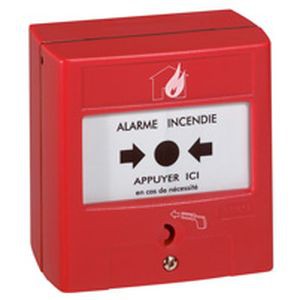 Déclencheur manuel équip alarme incendie - saillie