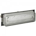 Luminaire éclairage de sécurité d'évac/ambiance source central - 220 V=/230 V~ - métal/verre