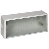 Luminaire éclairage de sécurité source centralisée - évacuation ou ambiance - tôle/verre