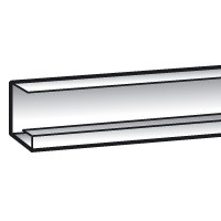 Rail asymétrique Lina 25 pour armoire Marina larg. 800 - L. 690 mm