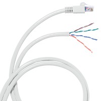 Cordon RJ45 / dégainé - Cat.5e - pour boîte de distribution zone - U/UTP - L. 8 m - Legrand - 051790