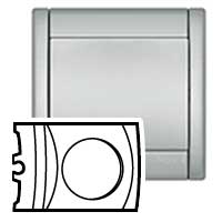 Interrupteur VMC Bipolaire Legrand Sagane 87502 - Doigt Simple, Alumide, Neuf