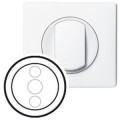 Enjoliveur Legrand Céliane - variateur à commande tactile - blanc