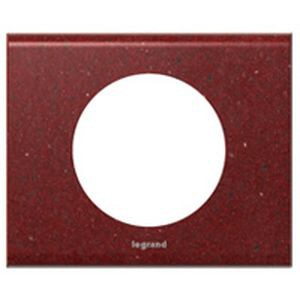 Plaque Legrand Céliane - 1 poste - Corian pompeï red