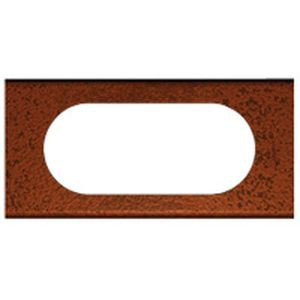 Plaque Legrand Céliane - 4/5 mod - fer oxydé