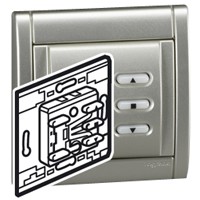 Inter individuel radio Legrand Sagane - pour cde volet roulant - compatible RTS
