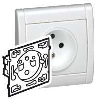 Prise de courant 2P Legrand Sagane - 16 A - 250 V~