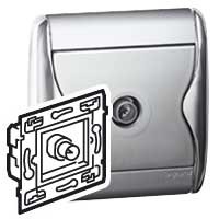 Prise TV simple Legrand Sagane - mâle 0-2 400 Mhz