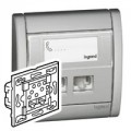 Prise informatique RJ45 Legrand Sagane - FTP - cat 5e - double connecteur 9 contacts