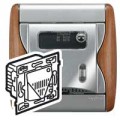 Répétiteur d'alarme Legrand Sagane - avec voyant témoin et avertisseur (85 dB à 1 m)