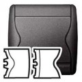 Enjoliveur Legrand Sagane Graphimat - dble VV, dble all, double poussoir, Va-et-vient + poussoir