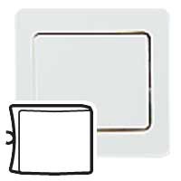 Enjoliveur Legrand Sagane Plexo - VV, poussoir, permutateur, obturateur - blanc