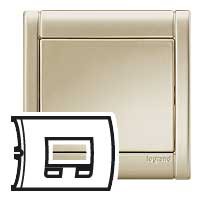 Enjoliveur Legrand Sagane Métalide - interauto CPL, inter automatique 2/3 fils