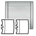 Enjoliveur Legrand Sagane Alumide - dble VV, double allum, double poussoir, VV+poussoir