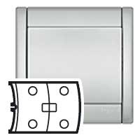 Enjoliveur Legrand Sagane Alumide - interscénario CPL/IR/radio