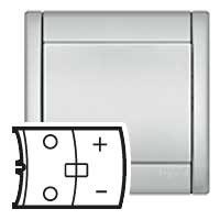 LEGRAND SAGANE ALUMIDE 87505 - 875 05 - Doigt Double Interrupteur ou