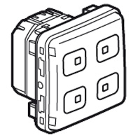 Interscénario mobile émetteur radio et IR-In LEGRAND 088215 - Elec
