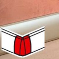 Angle extérieur - pour plinthe Céliane finition titane 82,5x12,5 mm