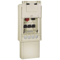 Borne de marché - 4x2P+T et 1x3P+N+T - 32 A - 230/400 V