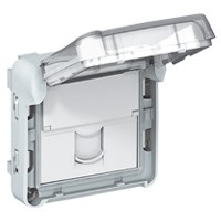 Prise VDI Cat.6 Legrand Plexo composable gris - FTP - 9 contacts