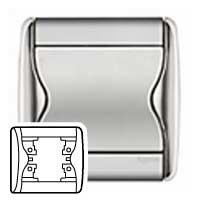 Plaque Legrand Sagane Xeliomat Chrome - 1 poste