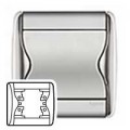 Plaque Legrand Sagane Xeliomat Chrome - 1 poste
