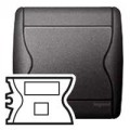 Enjoliveur Legrand Sagane Graphimat - prise RJ45
