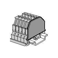 Cloison terminale Bloc de jonction V.O.-UL 94 Viking 3 à vis - pas 8-10 - Legrand - 039474