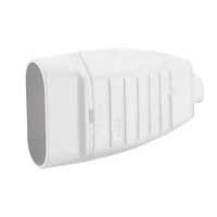 Prolongateur - 2P - 6 A - à broches protégées - plastique - blanc