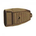 Prolongateur - 2P - 6 A - à broches protégées - plastique - vieil or