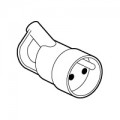 Prolongateur Annela - 2P+T - 16 A - plastique - câble rond Ø11 - noir