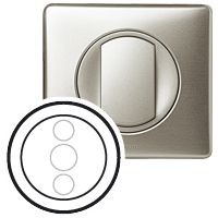 Enjoliveur Legrand Céliane - variateur à commande tactile - titane verre titane