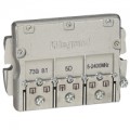 Répartiteur/dérivateur hertzien-satellite - 1 entrée 5 sorties - 5-2400 MHz