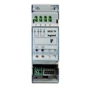 Contrôleur de rail din 50/60 hz - 2 relais indépendants - Legrand - 003579
