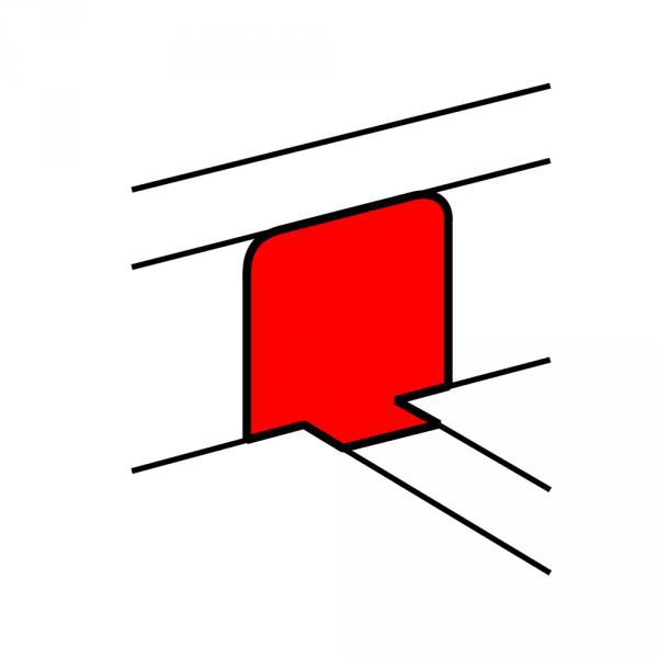 Dérivation vers passage de sol dlp monobloc (+ 10690) - pour couv. 40 - blanc