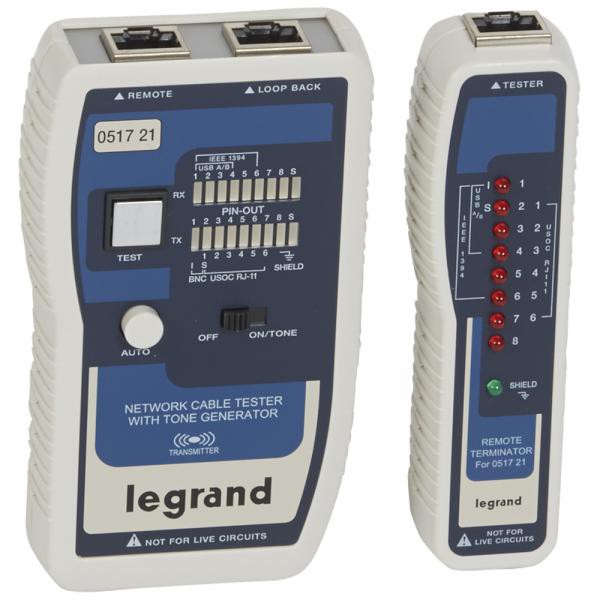 Testeur de continuité - pour câblage de prises RJ45