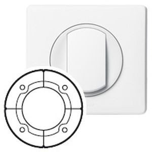 Enjoliveur Legrand Céliane - interscénario radio / zigbee® - blanc