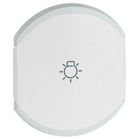 Enjoliveur Legrand Céliane pour réf. 672 41/42 - double - éclairage - blanc