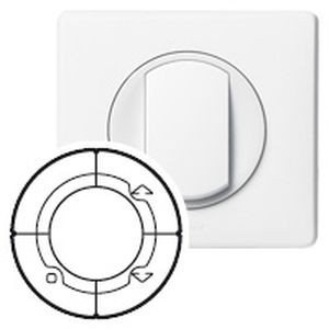 Enjoliveur Legrand Céliane - commande volets roulants radio / zigbee® - blanc