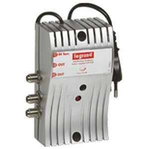 Amplificateur TV - UHF + VHF - 862 MHz - 1 entrée - 2 sorties