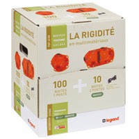 Distribox multimatériaux - 100 boites 1 poste + 5 boites 2 postes - prof. 50