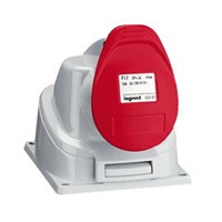 Socle saillie P 17 -IP44- 16 A - 380/415 V~ - 3P+N+T - plastique